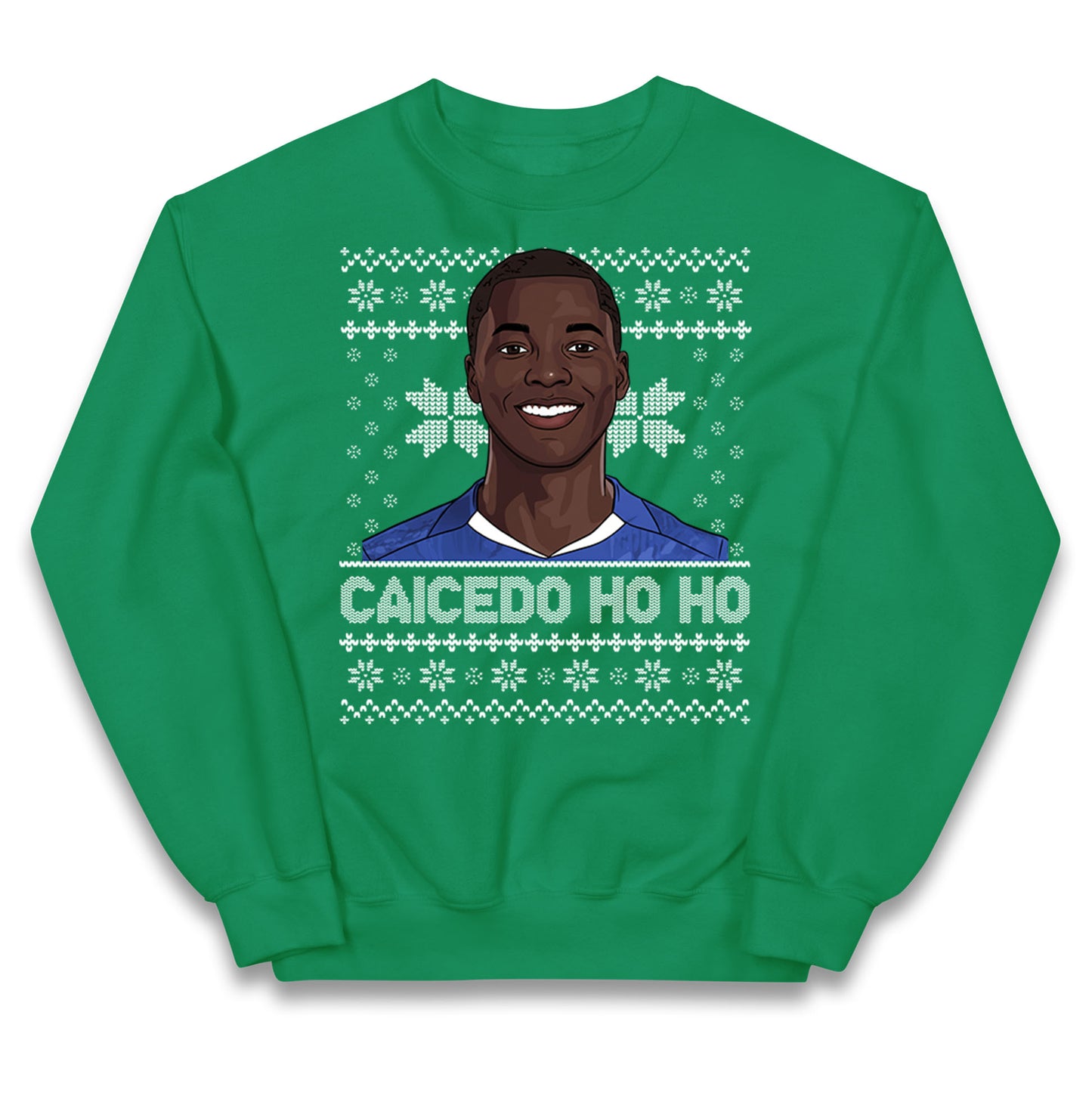 Moises Caicedo Christmas Kids Jumper