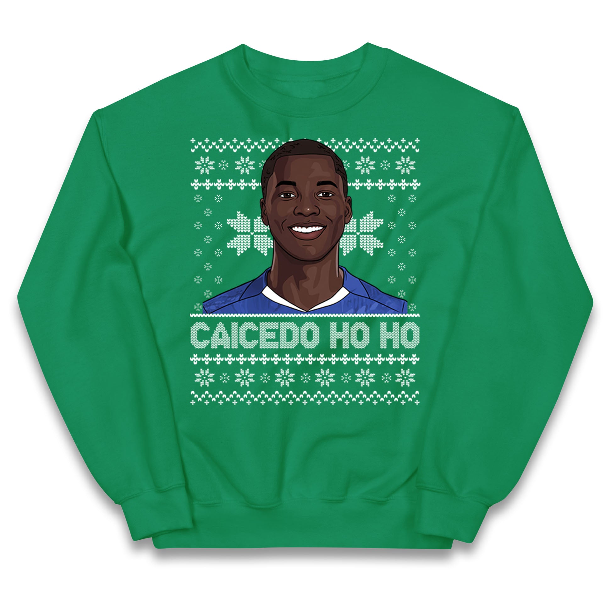 Moises Caicedo Christmas Kids Jumper