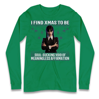 Wednesday Christmas Longsleeve T Shirt