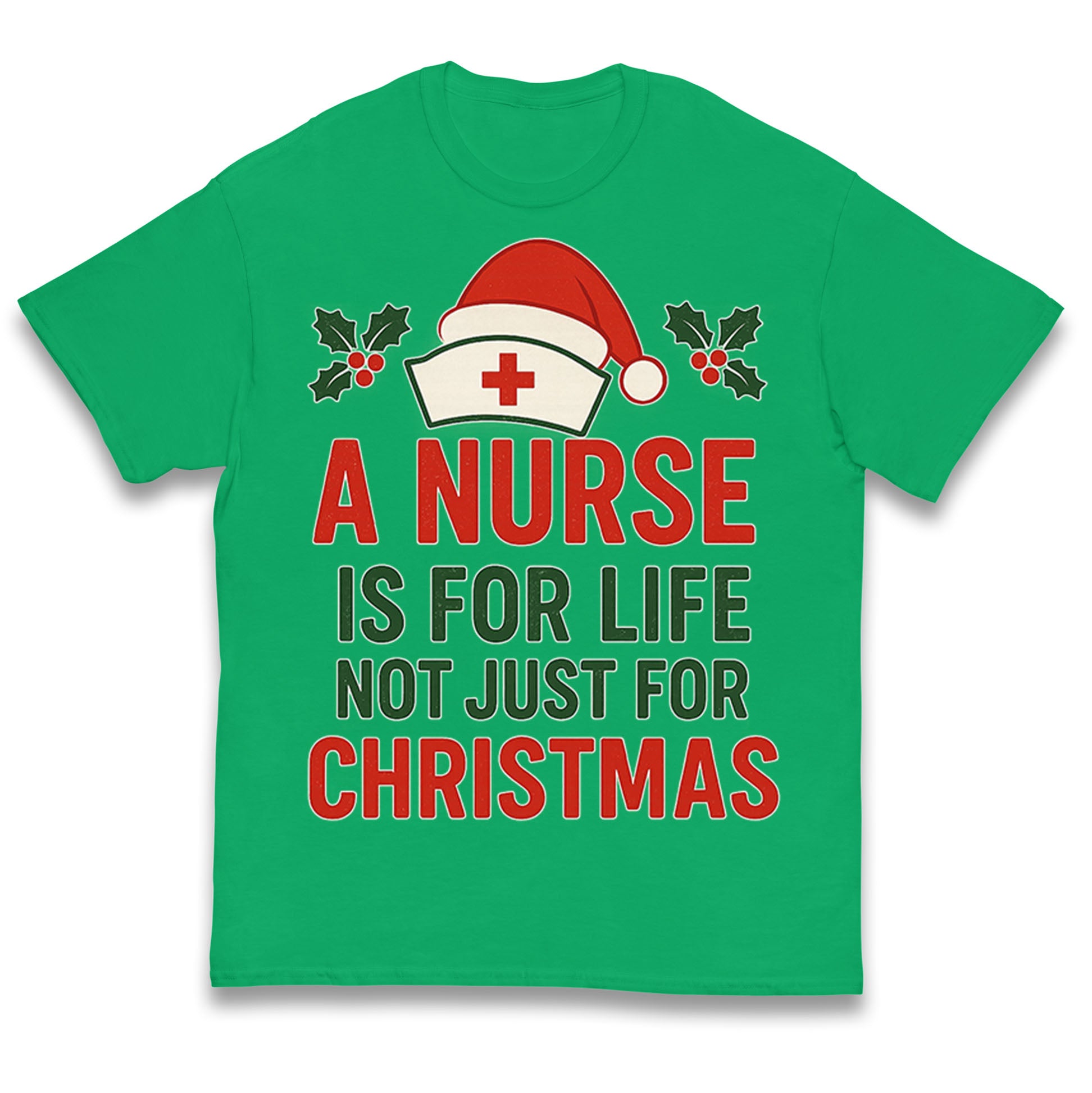Nursing Christmas Kids T Shirt