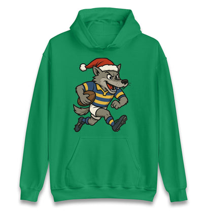 Warrington Wolves Christmas Hoodie