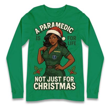 Paramedic Christmas Longsleeve T Shirt