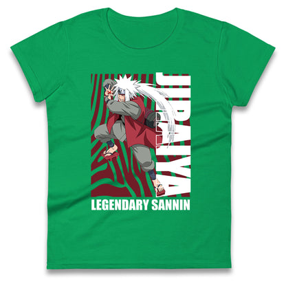 jiraiya legendary sanning womens t shirt