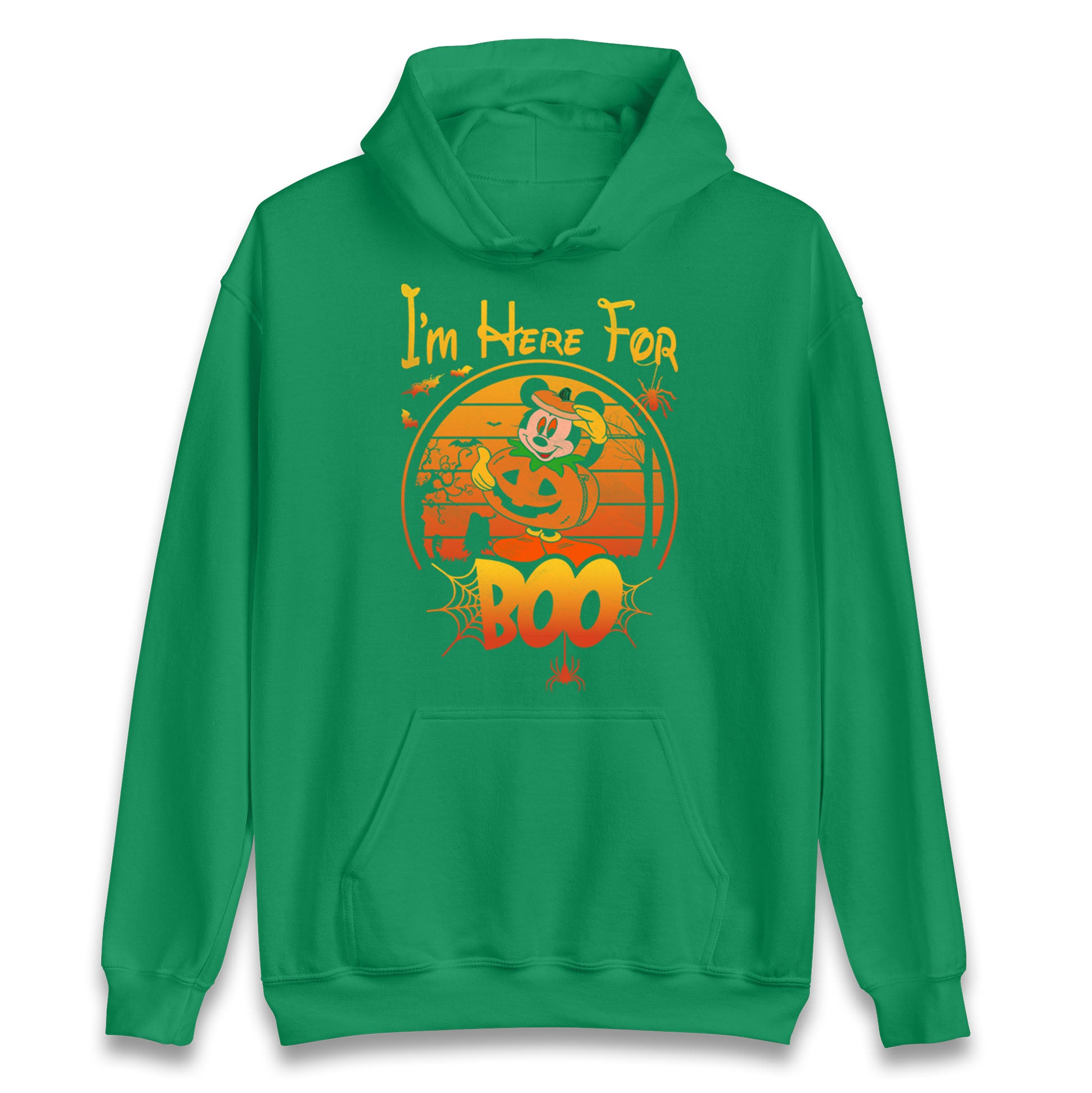 Mickey Mouse Im Here For Boo Halloween Hoodie
