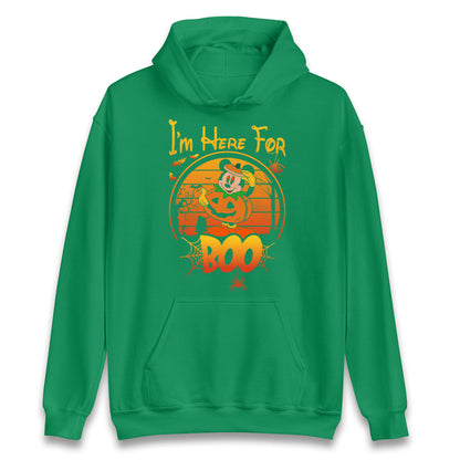 Mickey Mouse Im Here For Boo Halloween Hoodie
