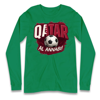 Qatar Retro World Cup Longsleeve T Shirt