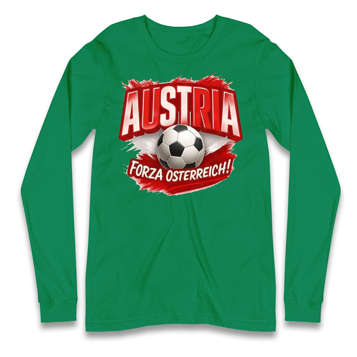 Austria Retro World Cup Longsleeve T Shirt