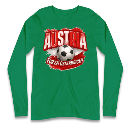 Austria Retro World Cup Longsleeve T Shirt