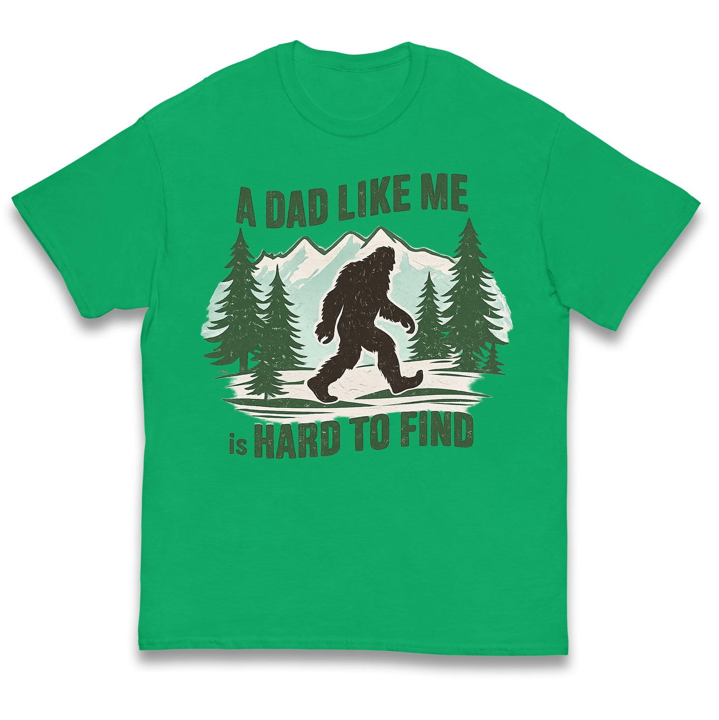 Retro Funny Bigfoot Dad Kids T Shirt