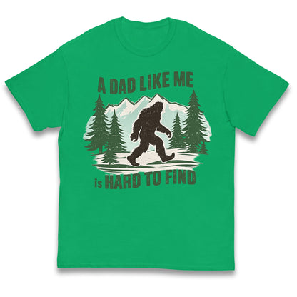Retro Funny Bigfoot Dad Kids T Shirt