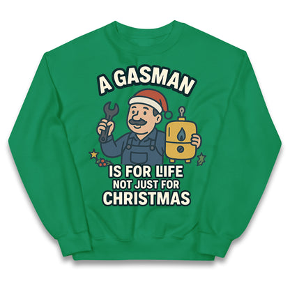 Gasman Christmas Kids Jumper