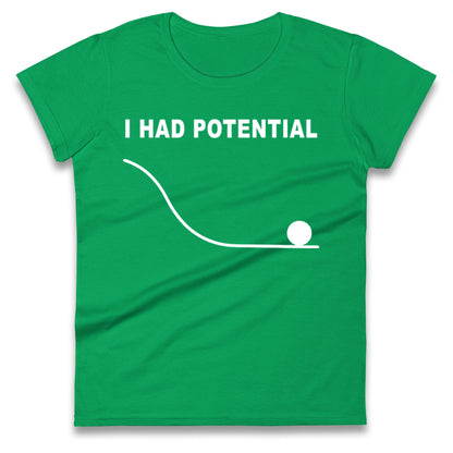I Had Potential Ladies T Shirt