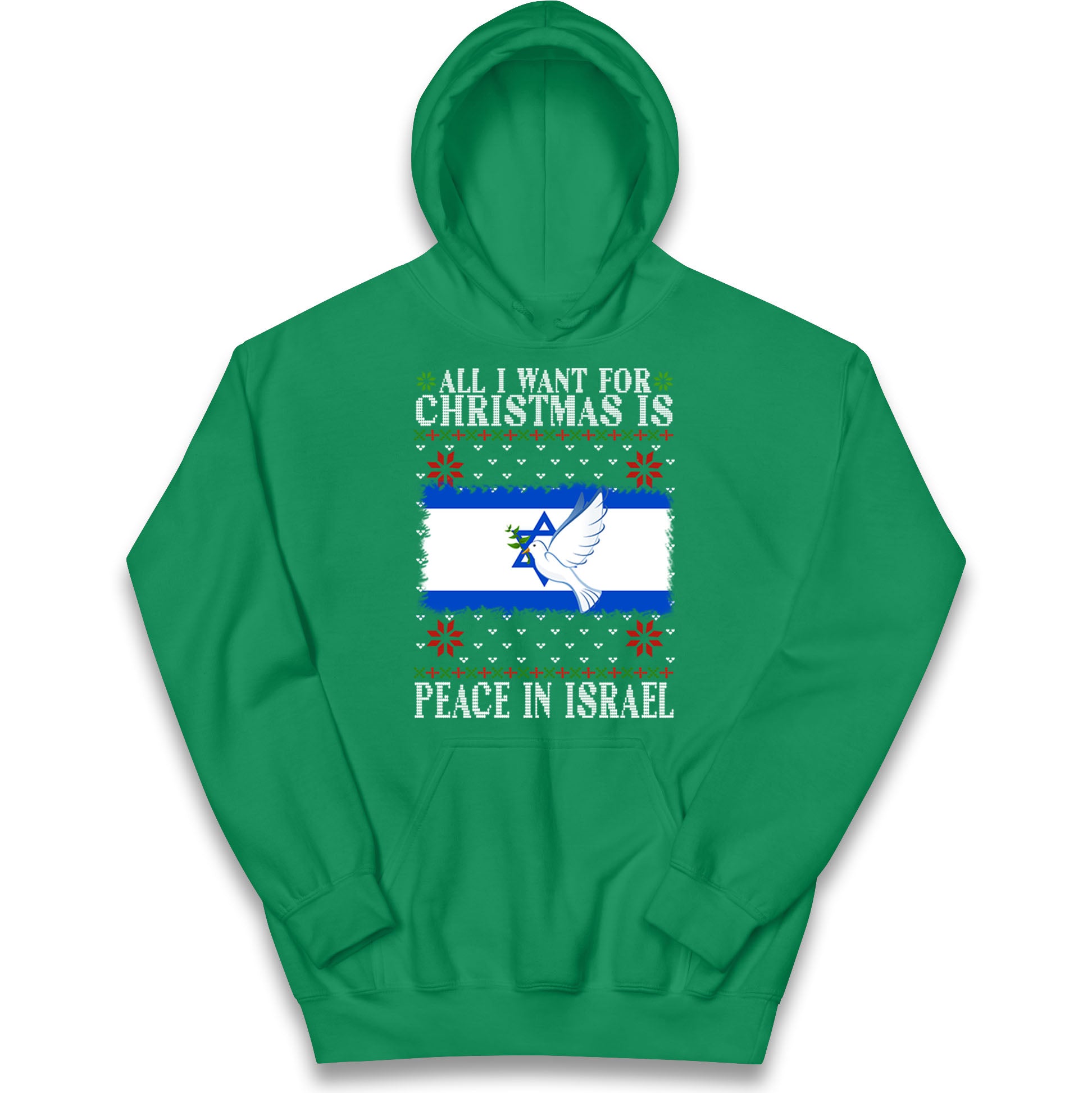 peace in israel hoodie