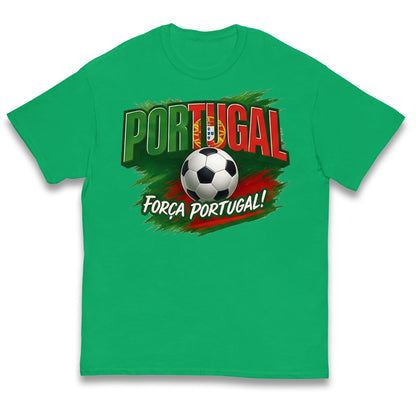 Portugal Retro World Cup Kids T Shirt