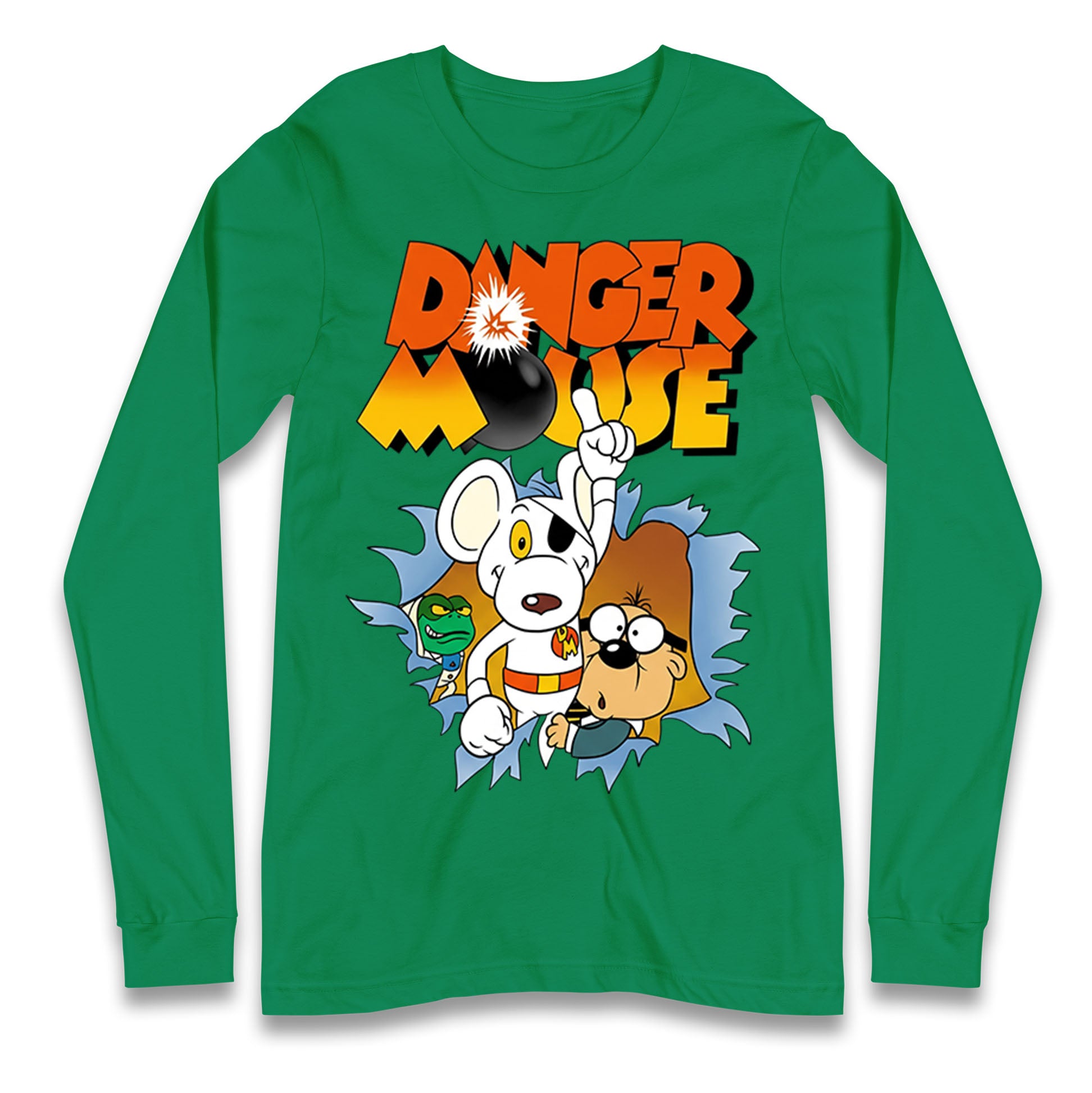 Danger Mouse & Penfold Longsleeve T Shirt