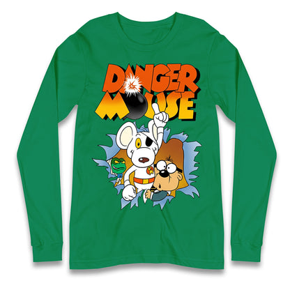 Danger Mouse & Penfold Longsleeve T Shirt