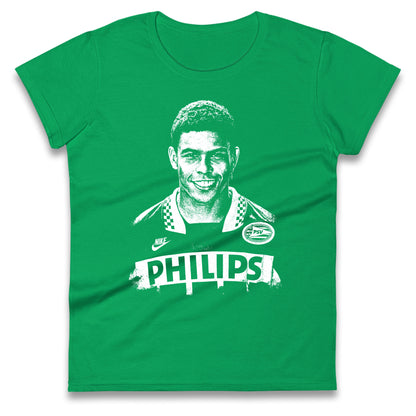 Ronaldo Nazario Ladies T Shirt