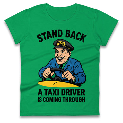 Taxi Driver Ladies T Shirt