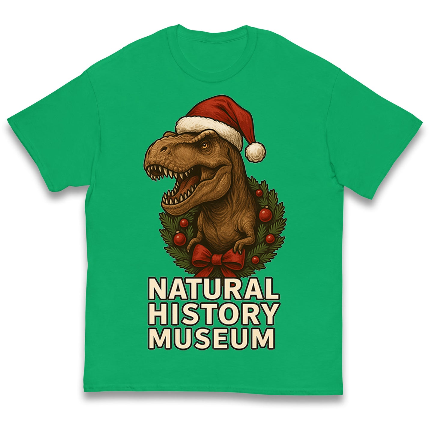 Natural History Museum Christmas Kids T Shirt