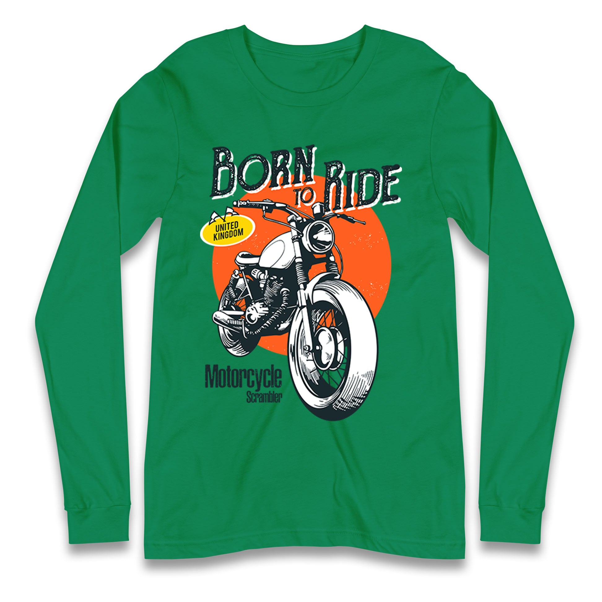 Born To Ride UK Longsleeve T Shirt