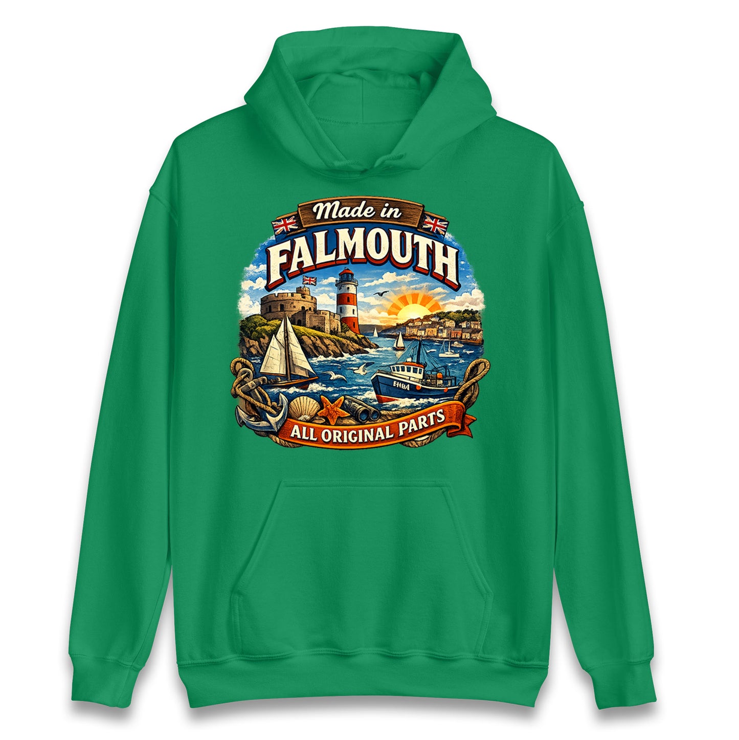 Made In Falmouth All Original Parts Hoodie