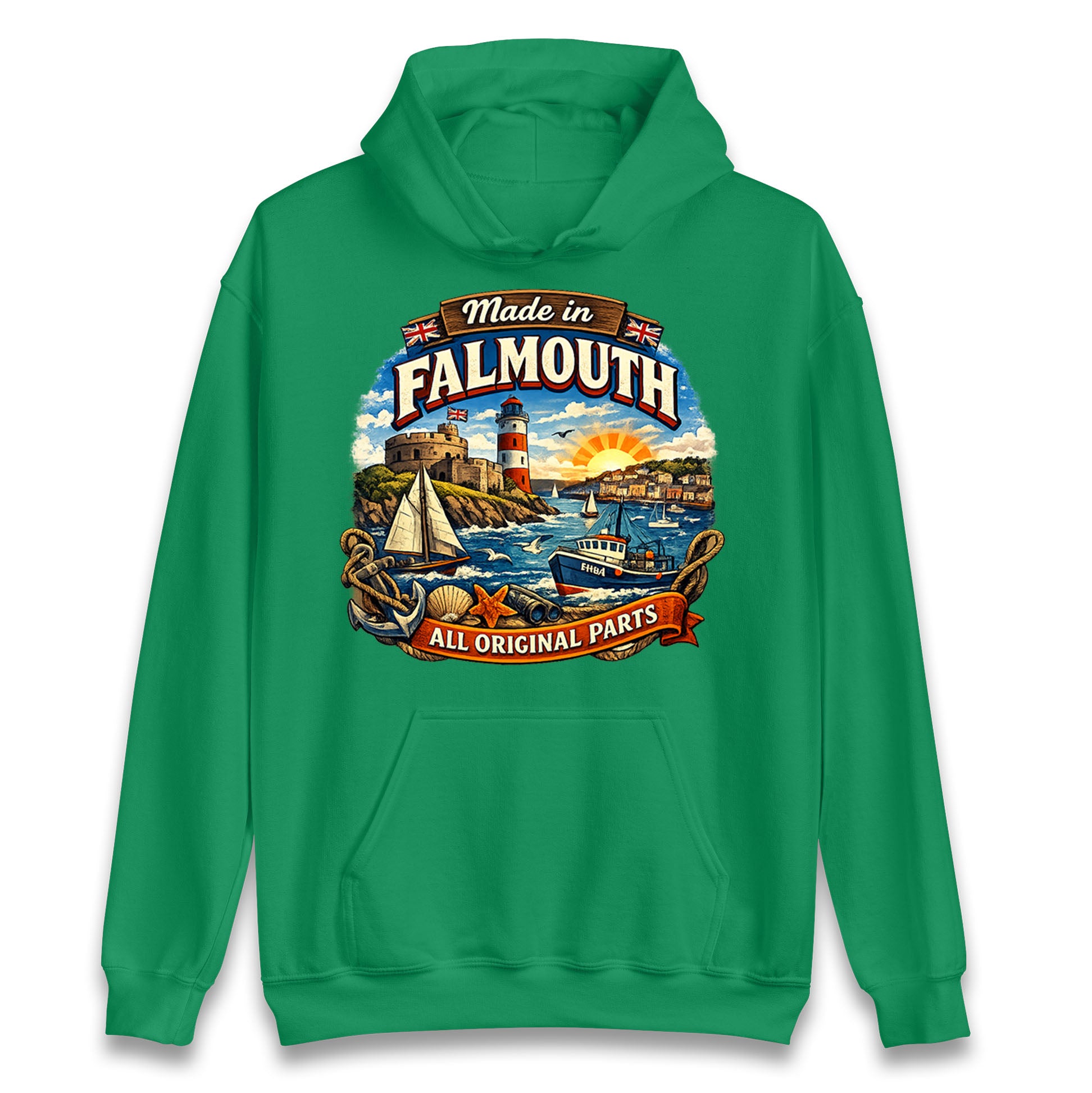 Made In Falmouth All Original Parts Hoodie