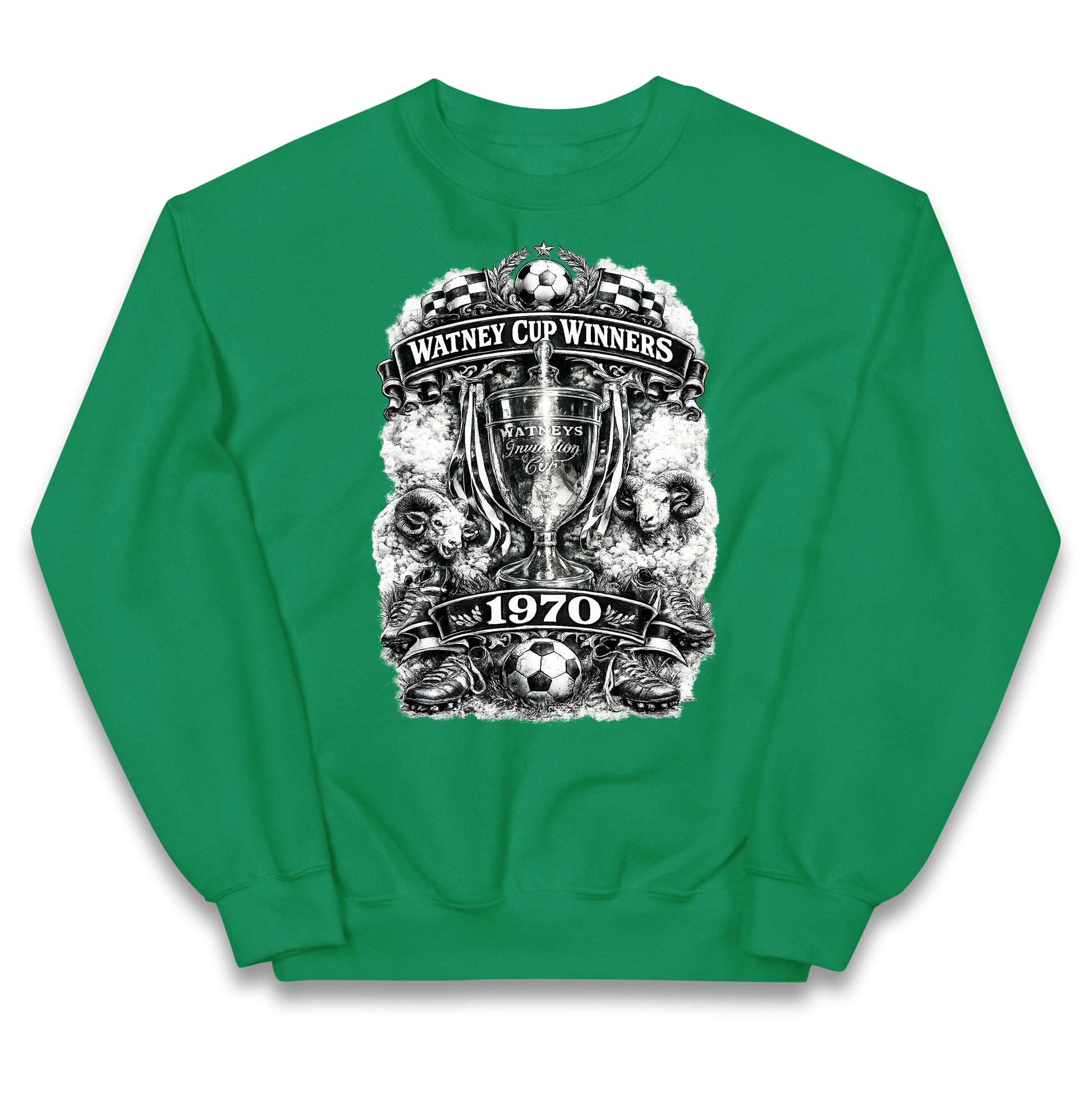 Retro Derby Watney Cup Winners 1970 Kids Jumper