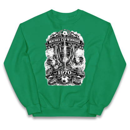 Retro Derby Watney Cup Winners 1970 Kids Jumper