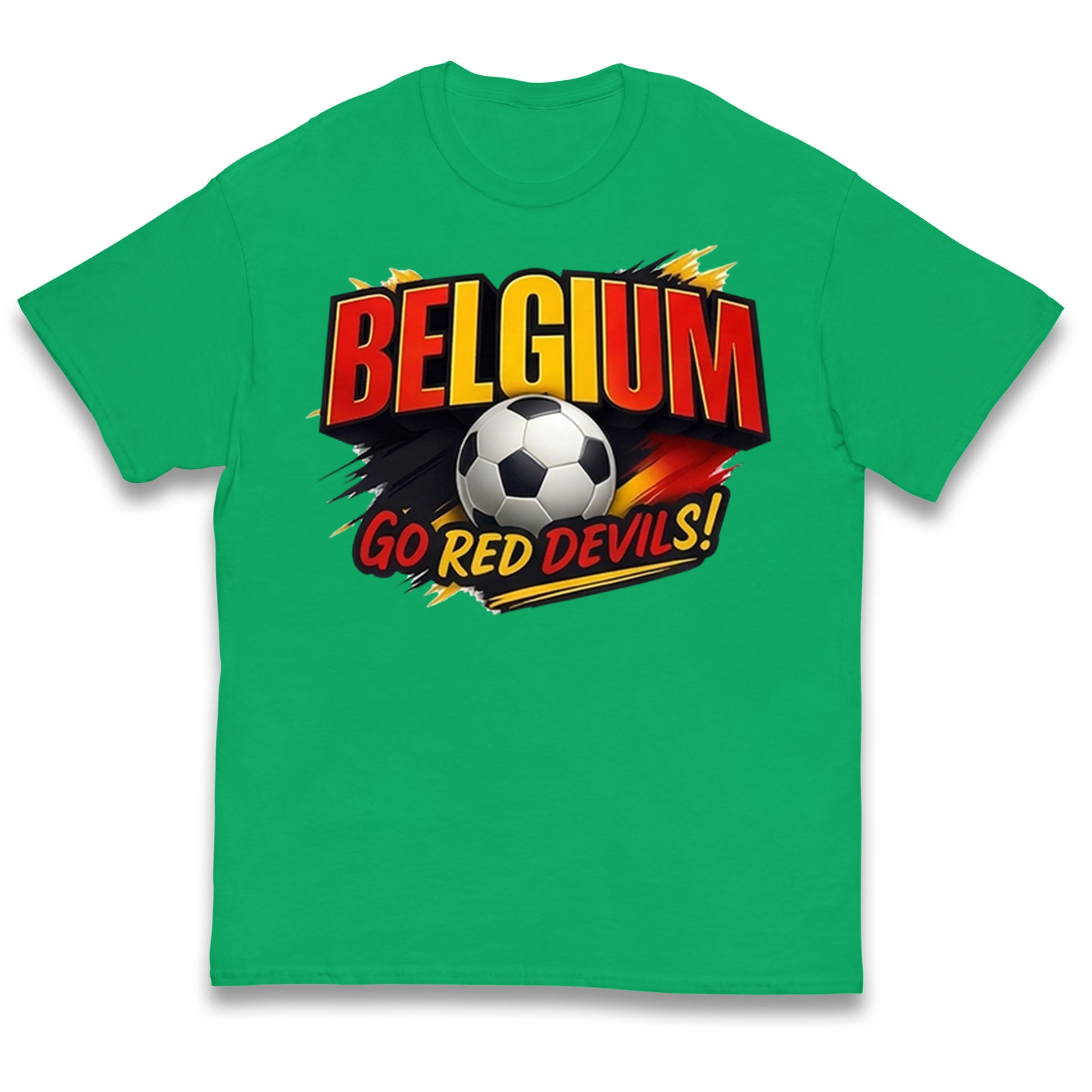 Belgium Retro Football Kids T Shirt 