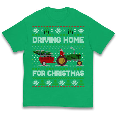 John Deere Christmas Kids T Shirt 