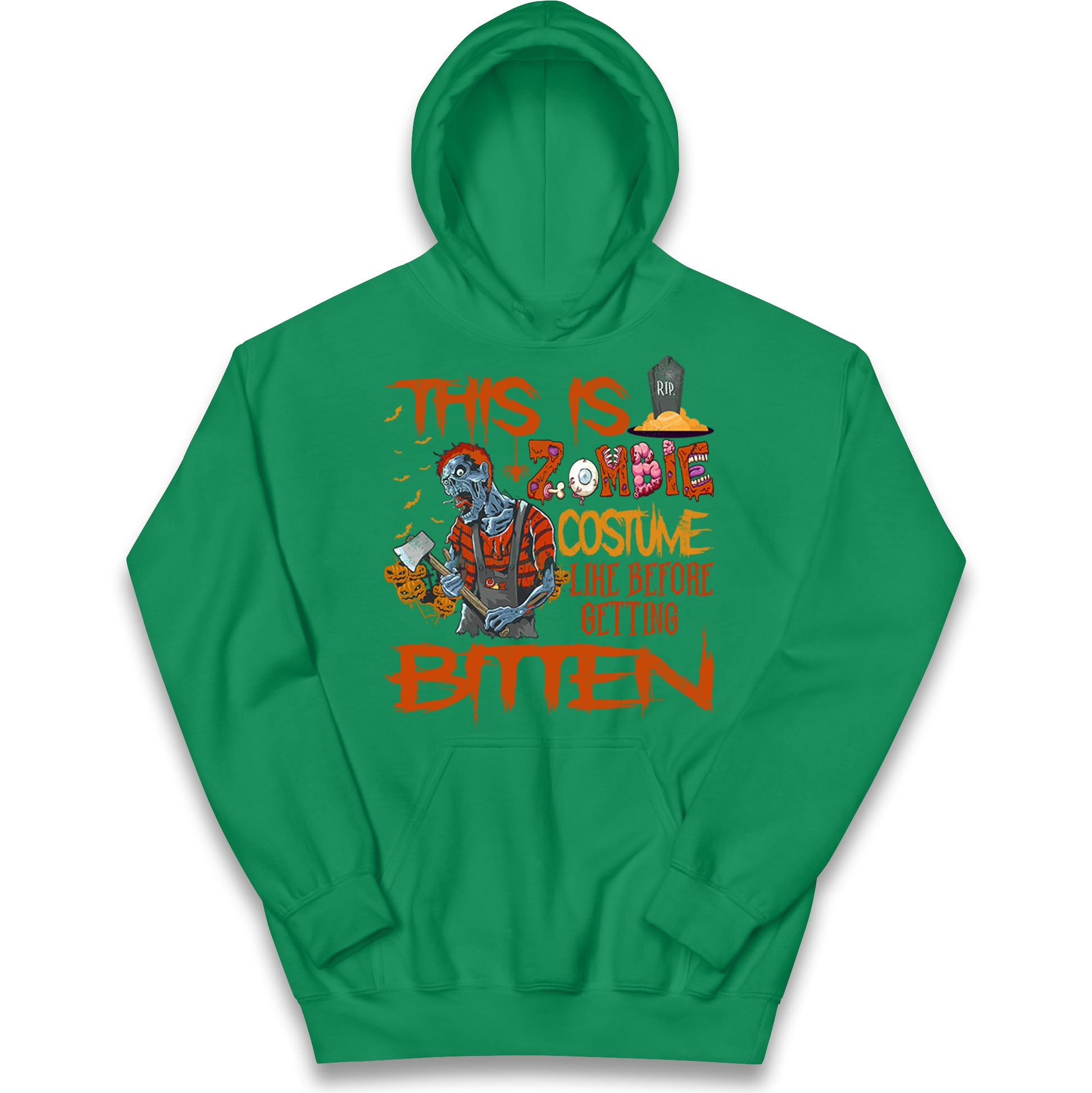Zombie Costume Halloween Hoodie
