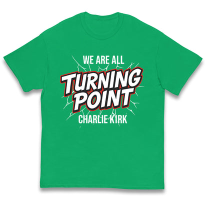 Turning Point Charlie Kirk Kids T Shirt