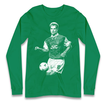 Bergkamp Arsenal Longsleeve T Shirt