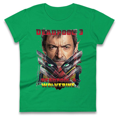 Deadpool and Wolverine 2024 Womens Tee Top