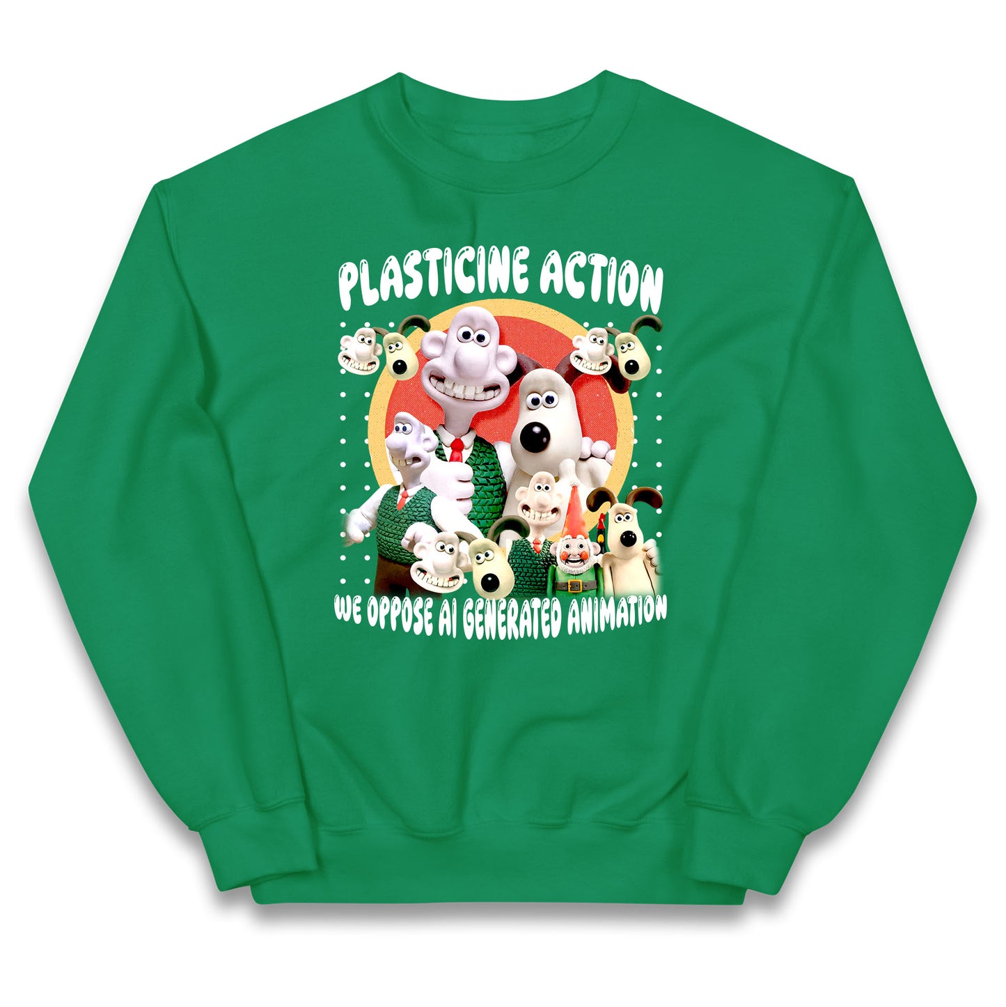 Plasticine Action Figure Kids Jumper