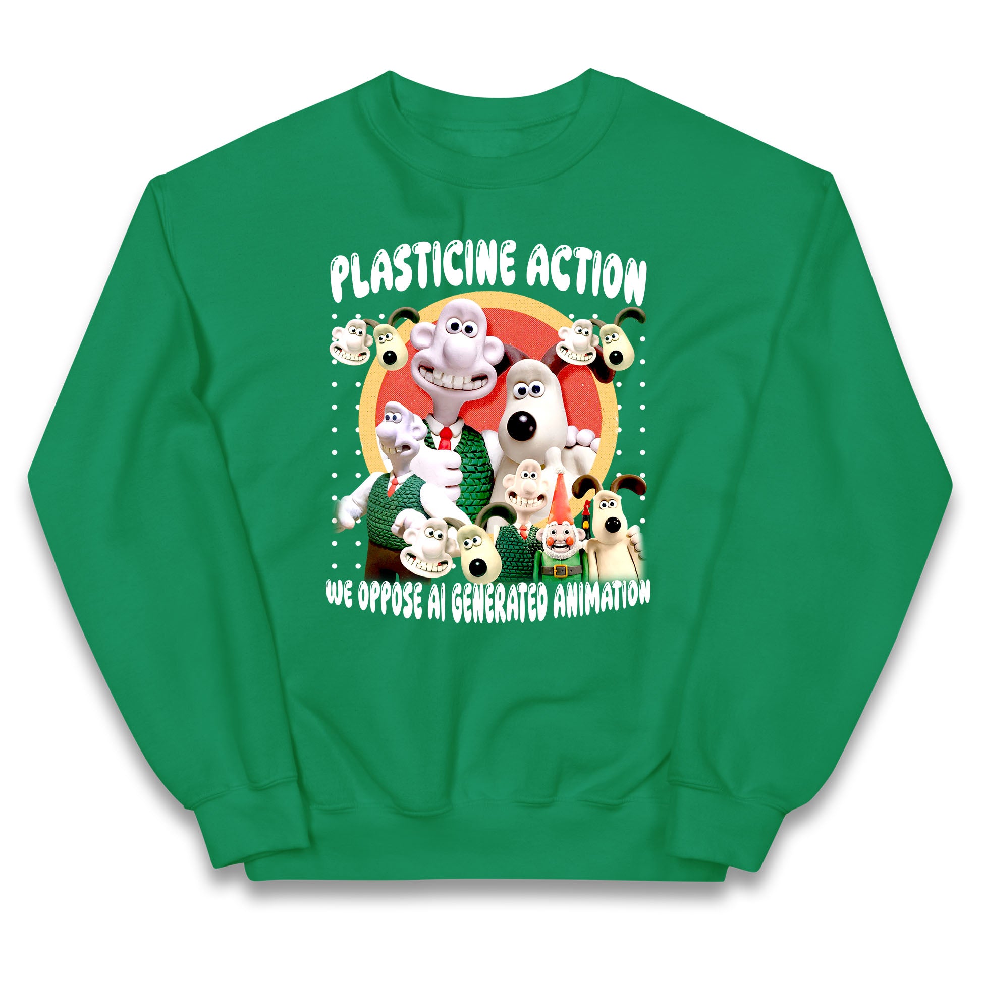 Plasticine Action Figure Kids Jumper