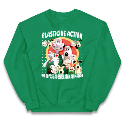 Plasticine Action Figure Kids Jumper