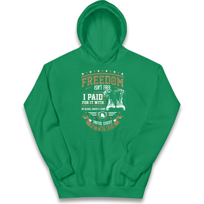 United States Veteran Kids Hoodie