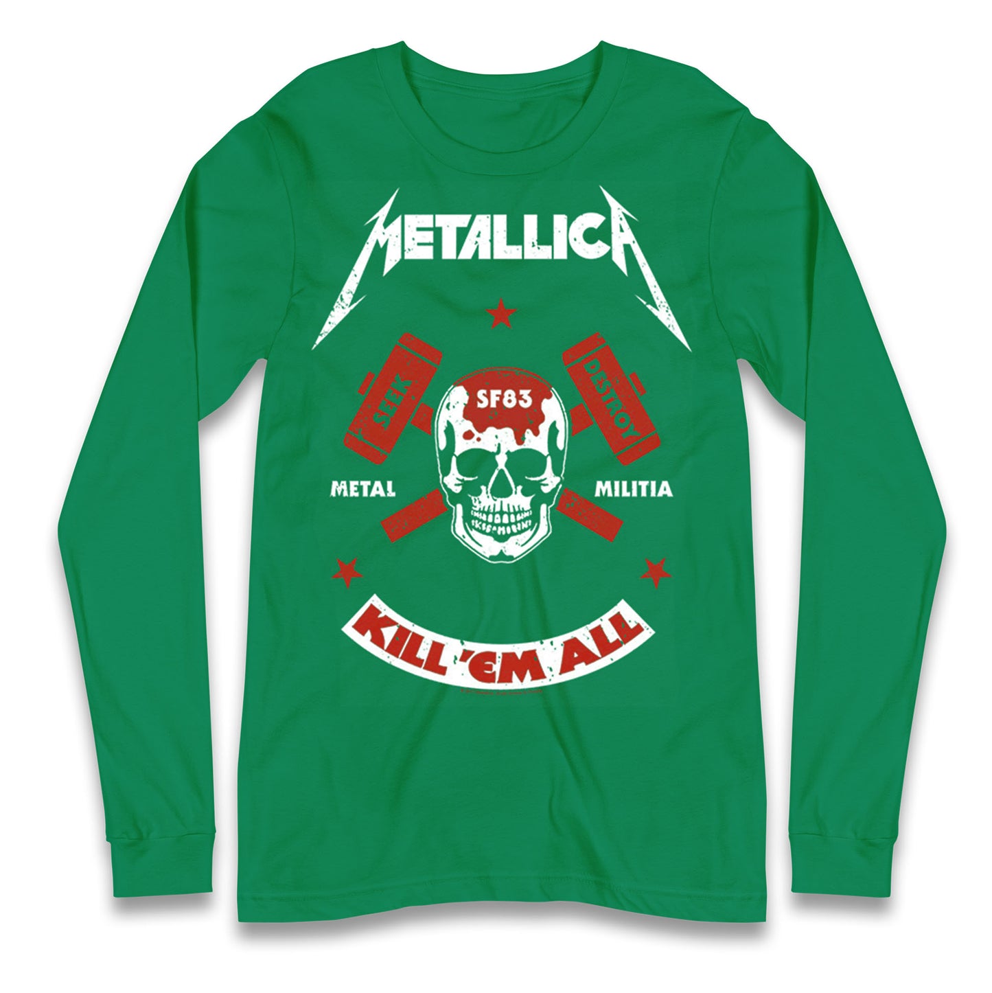 Metallica Seek Destroy Longsleeve T Shirt