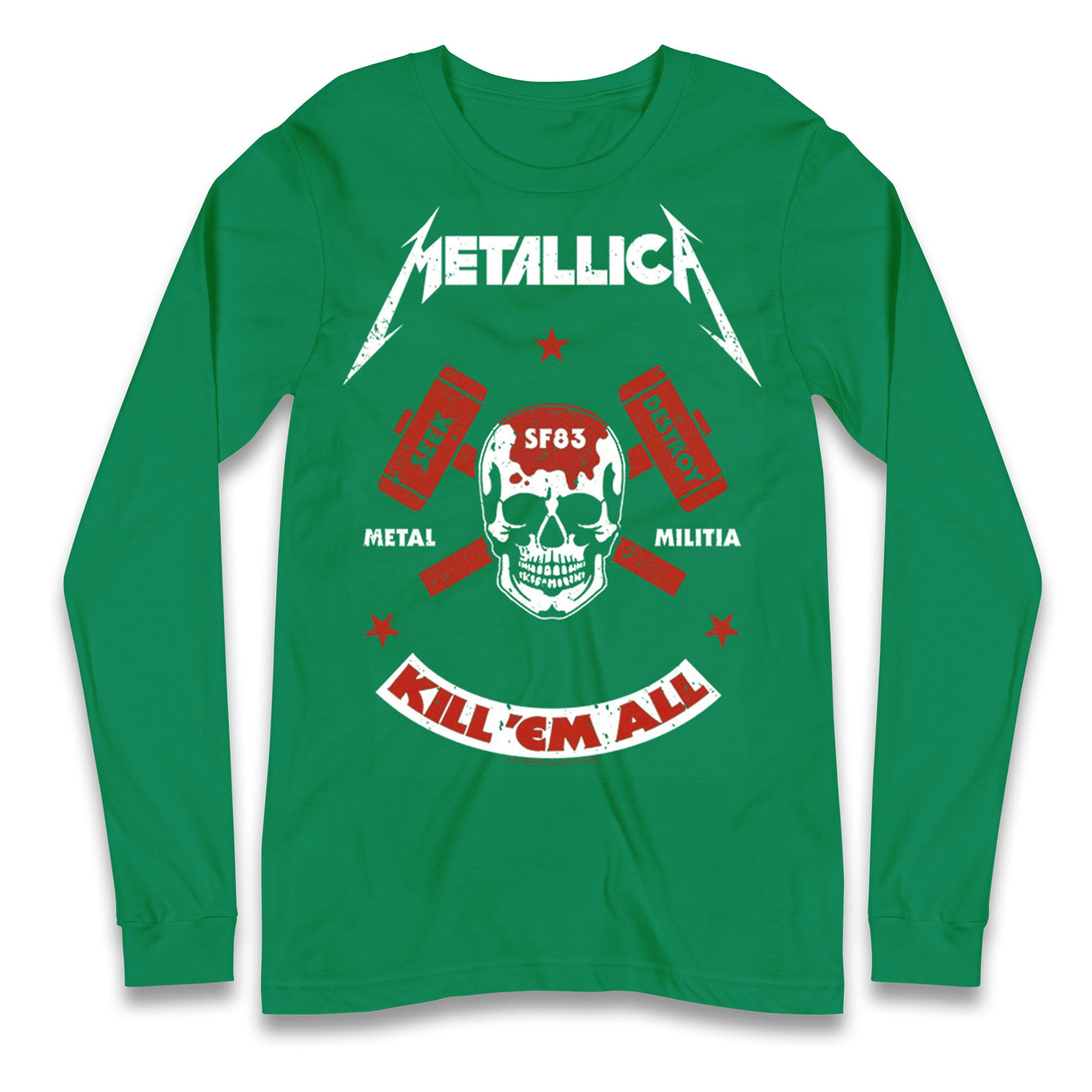 Metallica Seek Destroy Longsleeve T Shirt