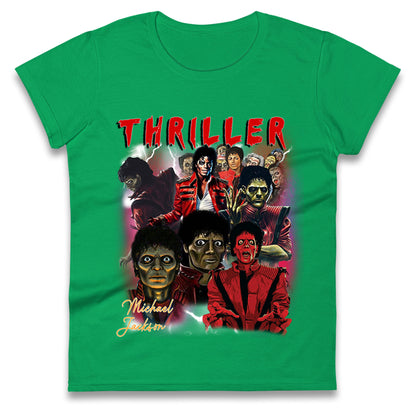 Michael Jackson Thriller Halloween Bootleg Womens t shirt