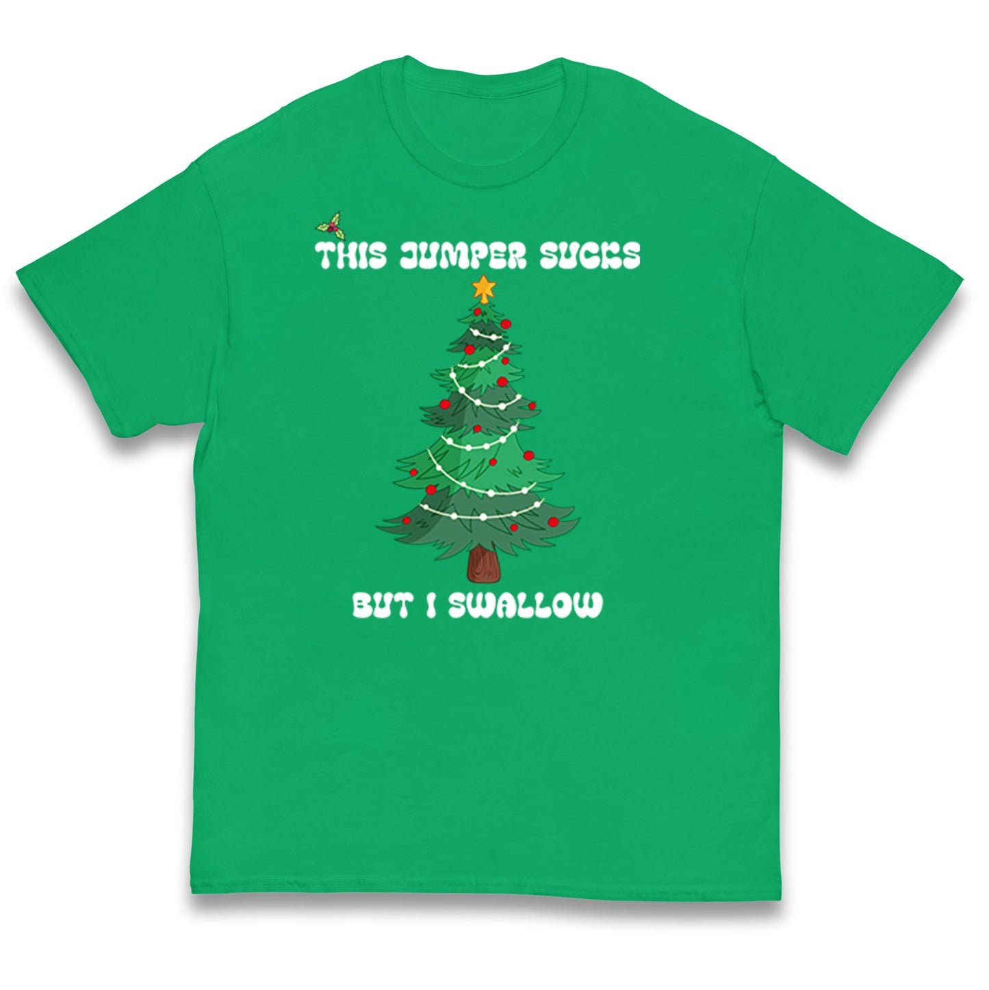 I swallow Christmas Kids T Shirt