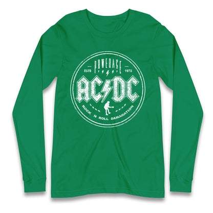 ACDC Rock N Roll Domination Longsleeve T Shirt