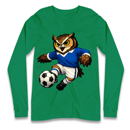 Retro Oldham Football Longsleeve T Shirt