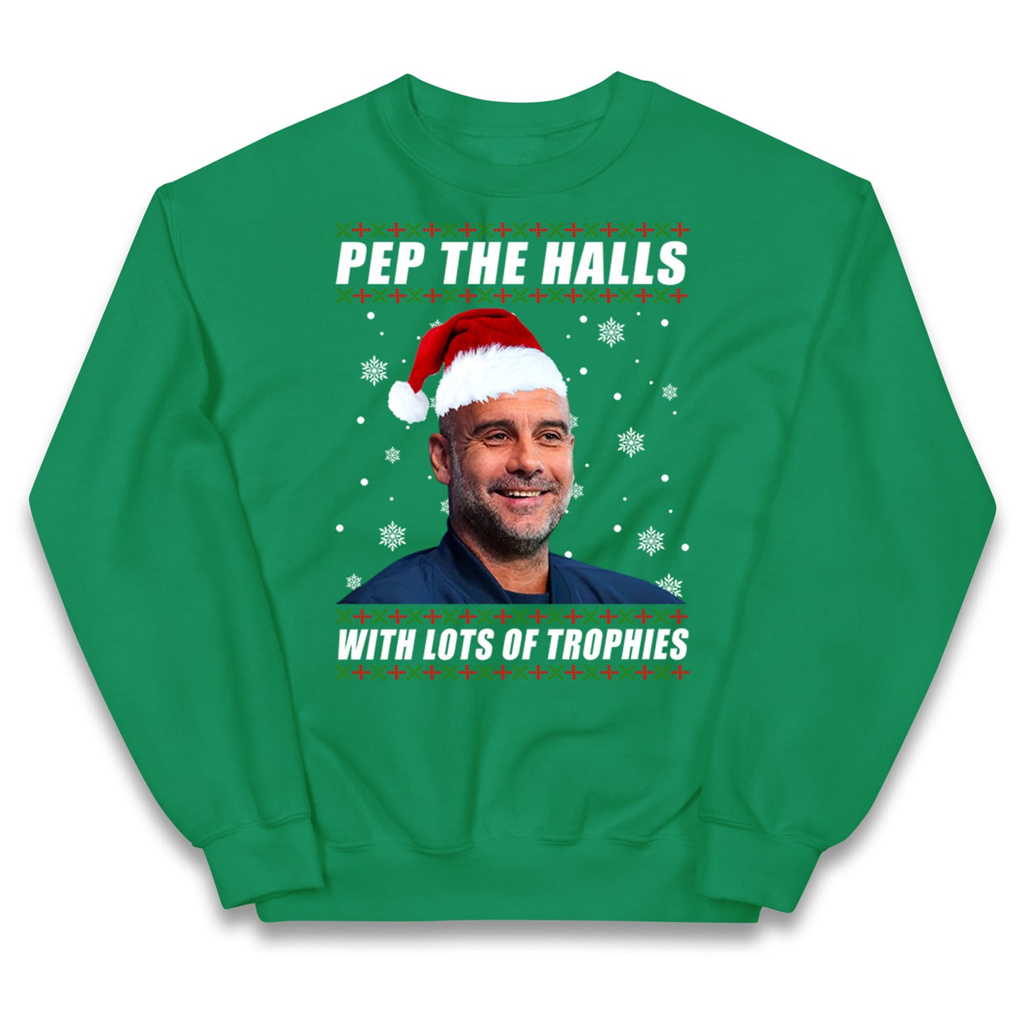 Pep Guardiola Christmas Kids Jumper