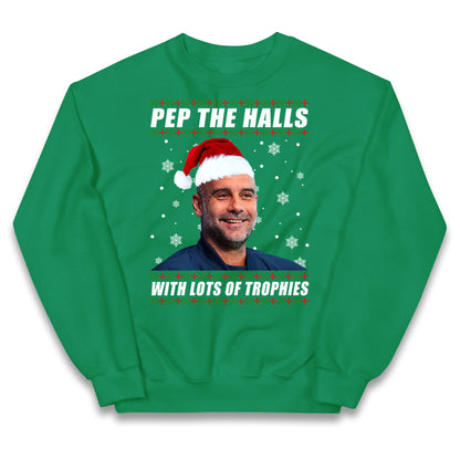 Pep Guardiola Christmas Kids Jumper