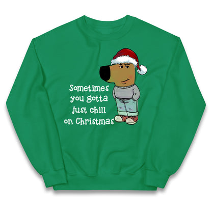 christmas chill guy jumper