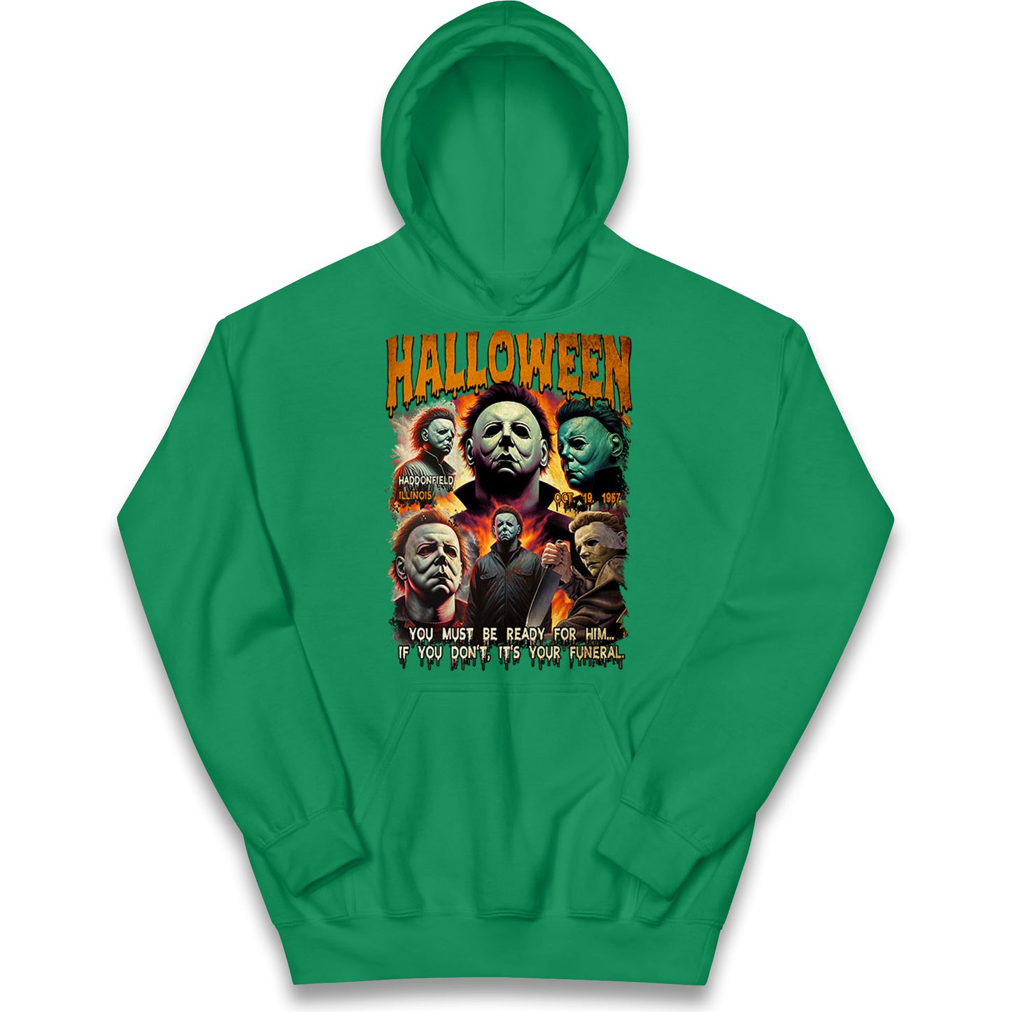 Michael Myers Horror Halloween Bootleg Kids Hoodie
