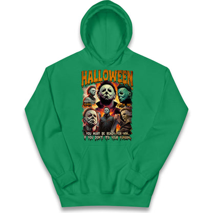 Michael Myers Horror Halloween Bootleg Kids Hoodie