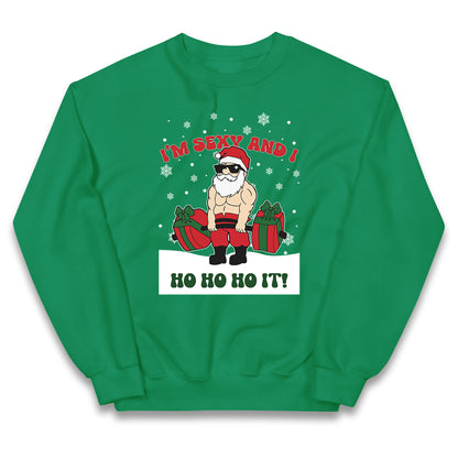 Santa Claus Ho Ho Ho Kids Jumper